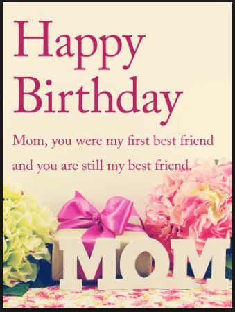 HAPPY BIRTHDAY MOM